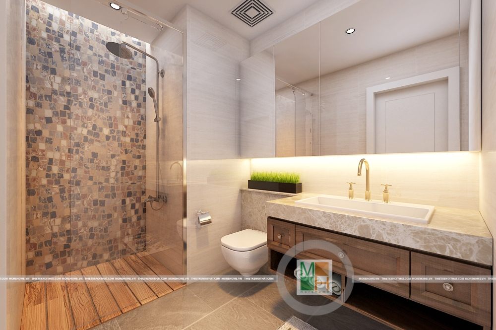 Thiết kế nội thất phòng tắm chung cư Timescity Hai Bà Trưng Hà Nội